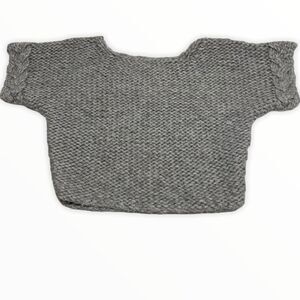 Kenji Hand Knit Gray Sweater size Large